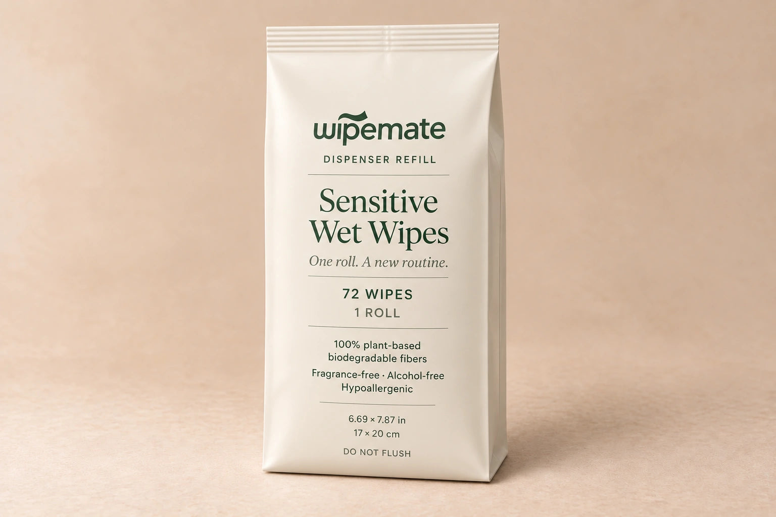 Wipemate 72-wipe refill bag